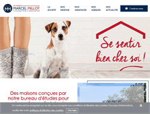 Tablet Screenshot of maisons-millot.com